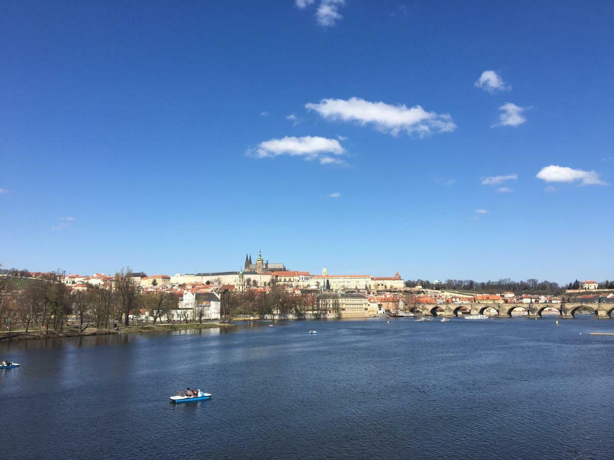 The Dancing House Residence, Two Bedroom Apartment With Balcony Near River! Praag Buitenkant foto